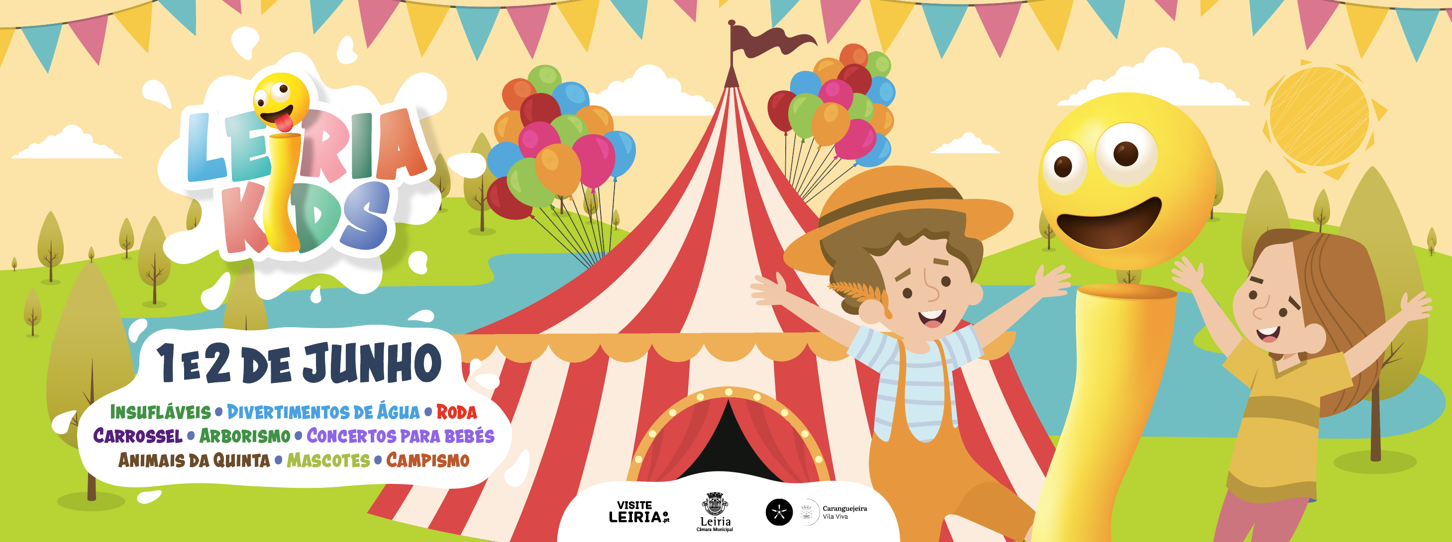 LEIRIA KIDS FESTIVAL 2024 - ACTIVIDADE AO AR LIVRE